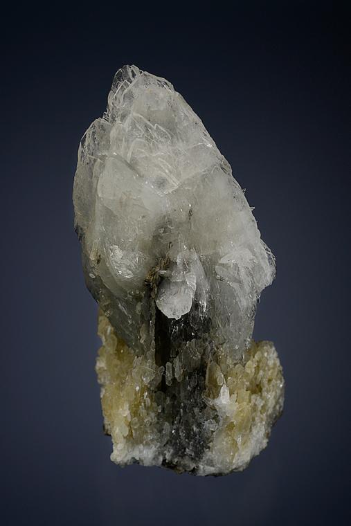 COLEMANITE on CALCITE